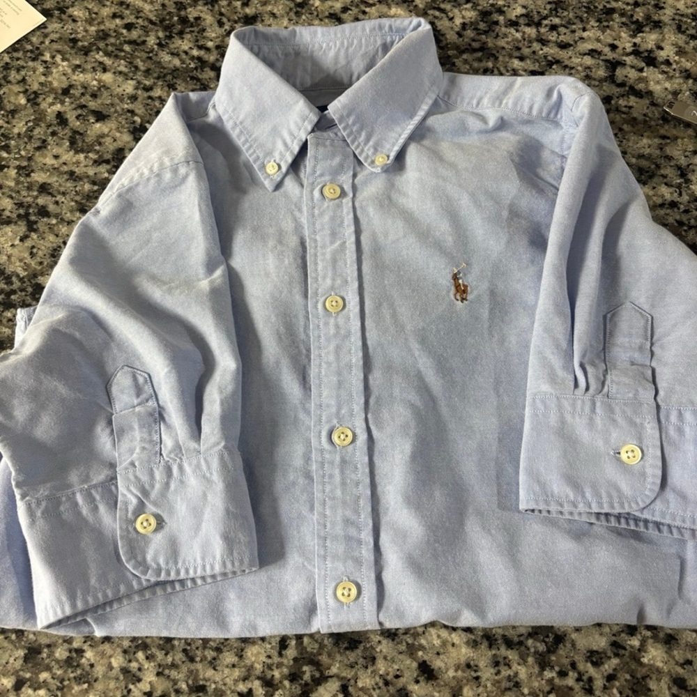 Ralph Lauren Sky Blue Slim Fit Shirt